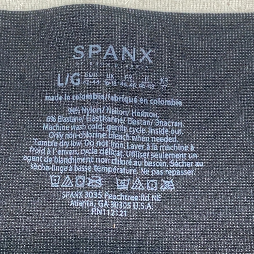 Spanx Sz L-Look at Me Now Seamless Motto Leggings - Picture 5 of 8